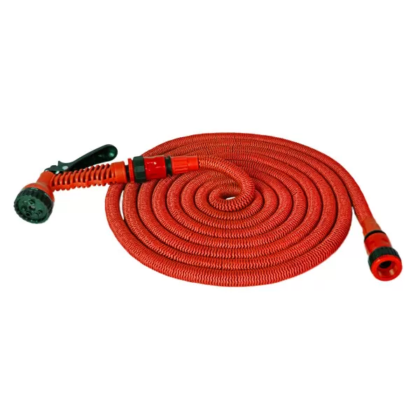 Expandable hose 15m, red 