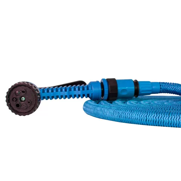 Expandable hose 15m, blue 