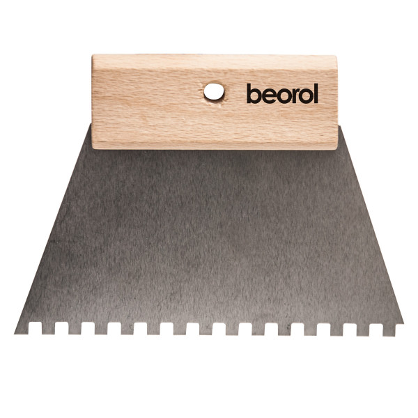 Scraper short wooden handle 180mm with teeth GK180 | Beorol d.o.o