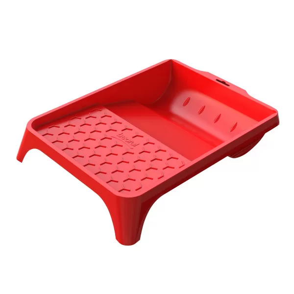 Plastic paint tray 36x26cm, red 