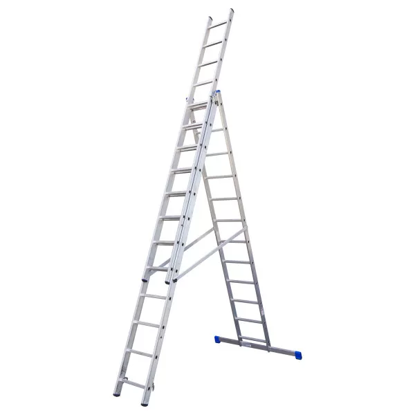 Combination aluminium ladders, 12 steps 
