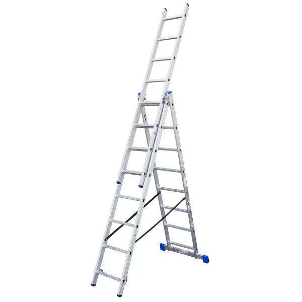 Combination aluminium ladders, 8 steps 