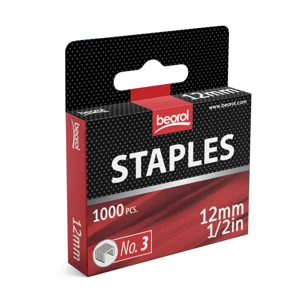 Staples 12mm, 1000pcs 