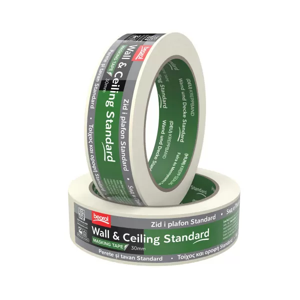 Masking tape Wall & Ceiling standard 30mm x 50m, 60ᵒC 