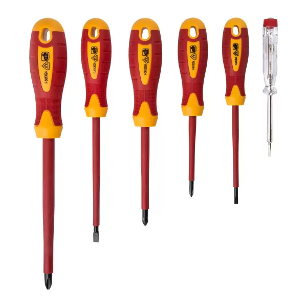 VDE insulated screwdriver set, 6pcs 