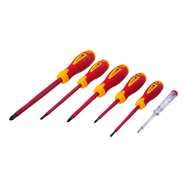 VDE insulated screwdriver set, 6pcs 