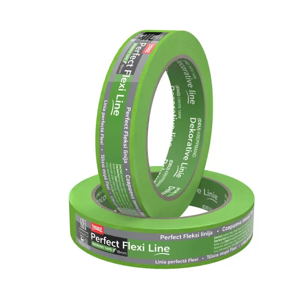 Masking tape Perfect line 18mm x 50m, 80ᵒC 