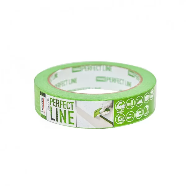 Masking tape Perfect Line 24mm x 33m, 80ᵒC 