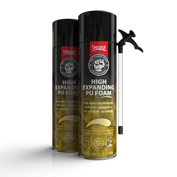 PU foam high expanding spray, 500ml 