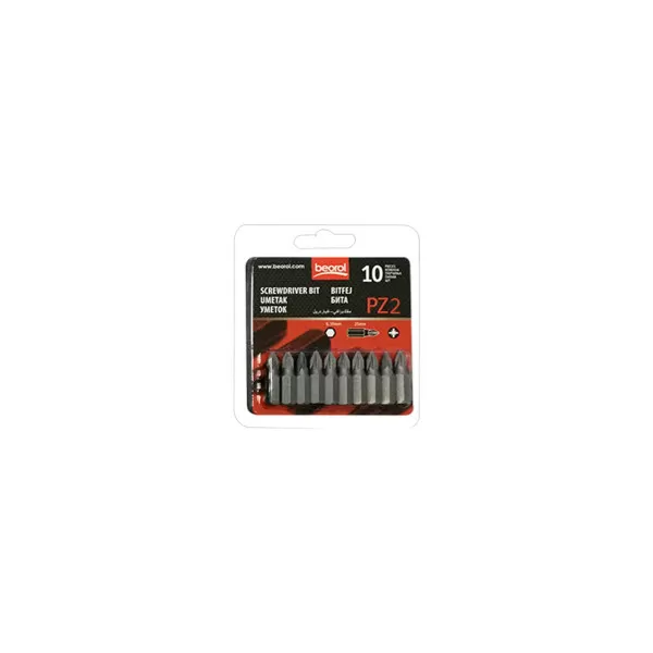 Screwdriver bit PZ2 10pcs 