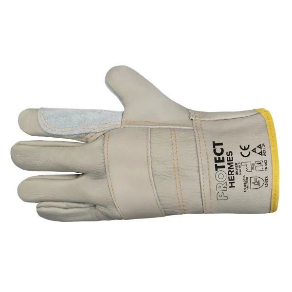 Megerősített bőrkesztyű Hermes 