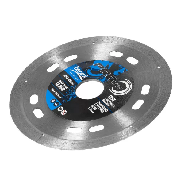 Diamond cutting disc for ceramic and granite 125mm 