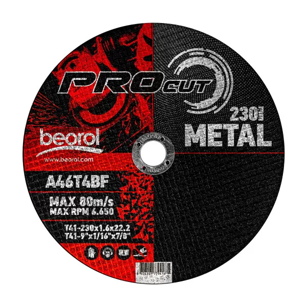 Cutting disc for metal, ø230x1.6mm 