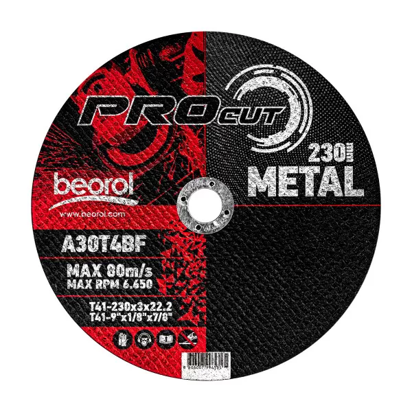 Cutting disc for metal, ø230x3mm 