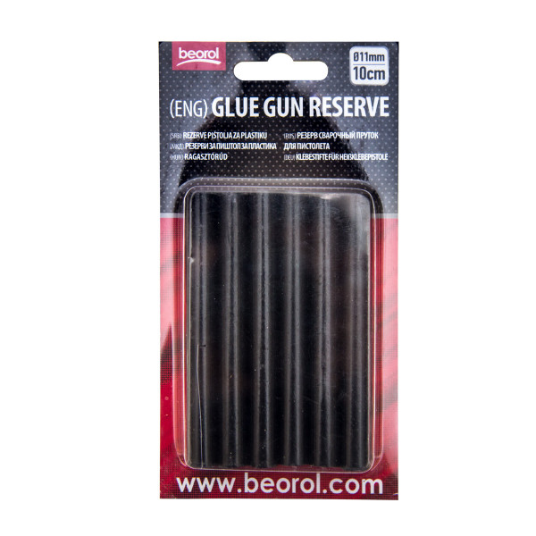 Glue gun reserve 11mmx10cm Black 