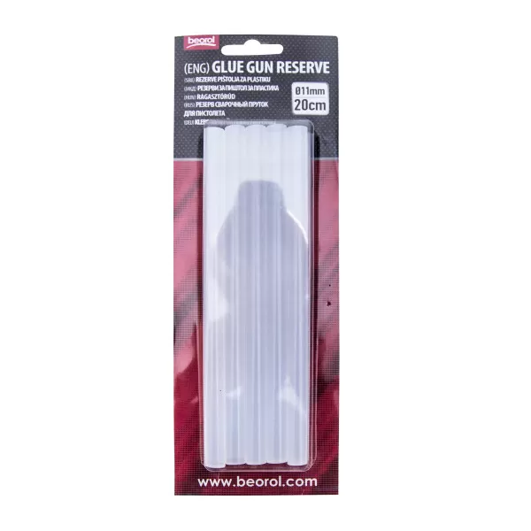 Glue gun reserve 11mmx20cm Transparent 