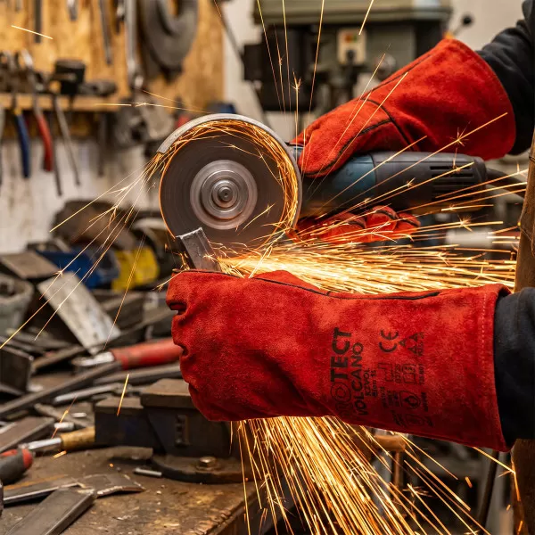 Leather welding gloves Volcano 