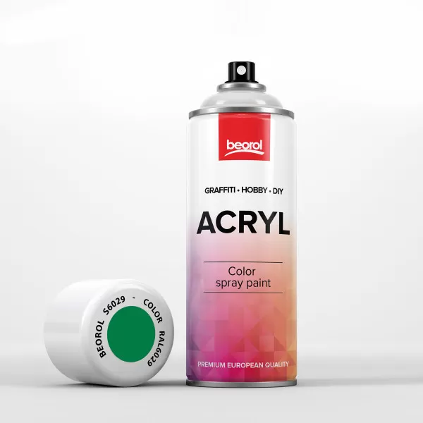Spray paint Green Verde RAL6029 