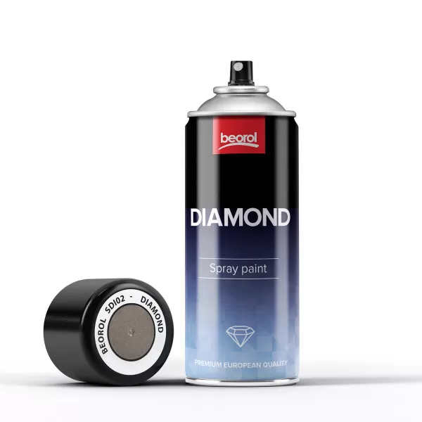 Paint spray diamond effect black Nero 