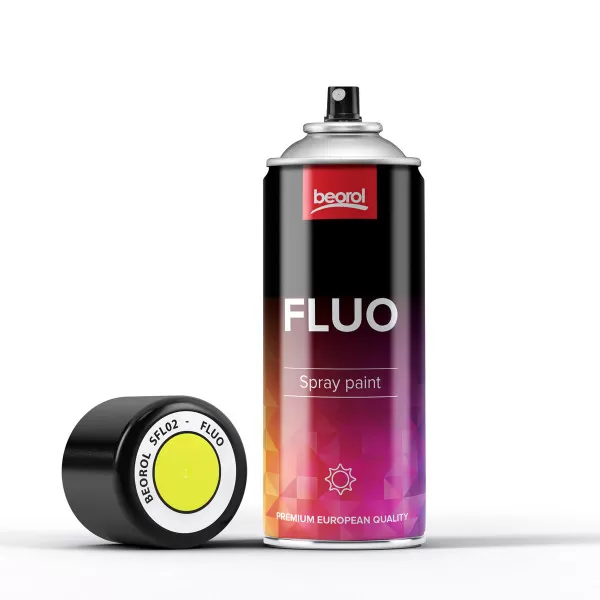 Fluo paint spray yellow Giallo 