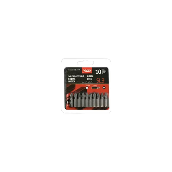 Screwdriver bit SL3 10pcs 