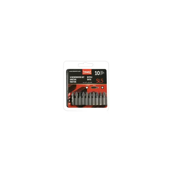 Screwdriver bit SL5 10pcs 