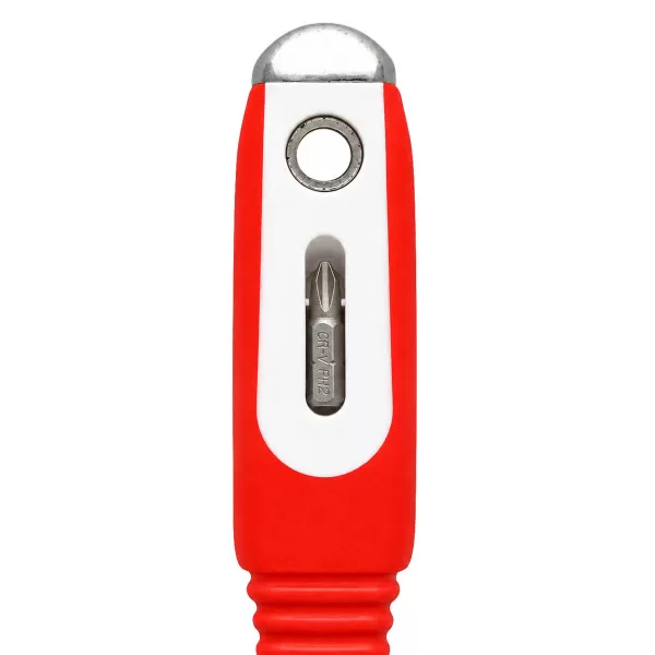 Scraper, inox rubber handle with bit, 150mm 