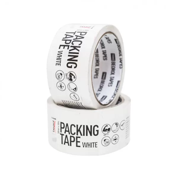 Painted tape white 50mm x 50m 