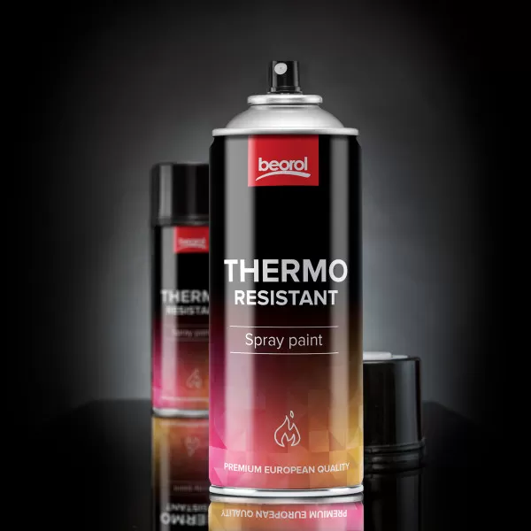 Paint spray for high temperatures silver Alluminio 