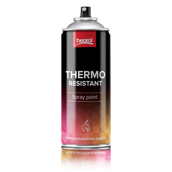 Paint spray for high temperatures red Rosso 