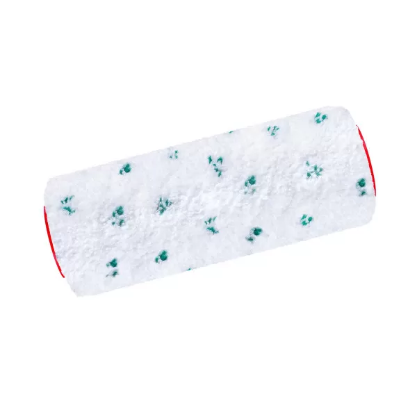 Paint roller microfiber Green dot 18cm Ø8 charge 