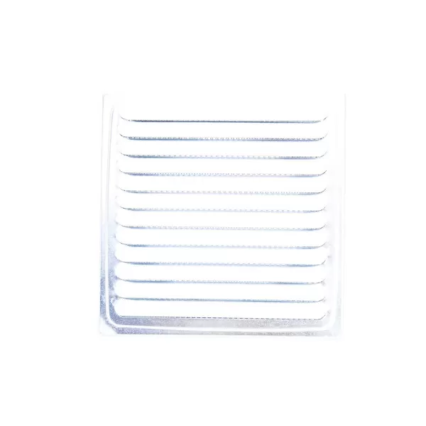 Ventilation grid, white ø100, 150x150mm 