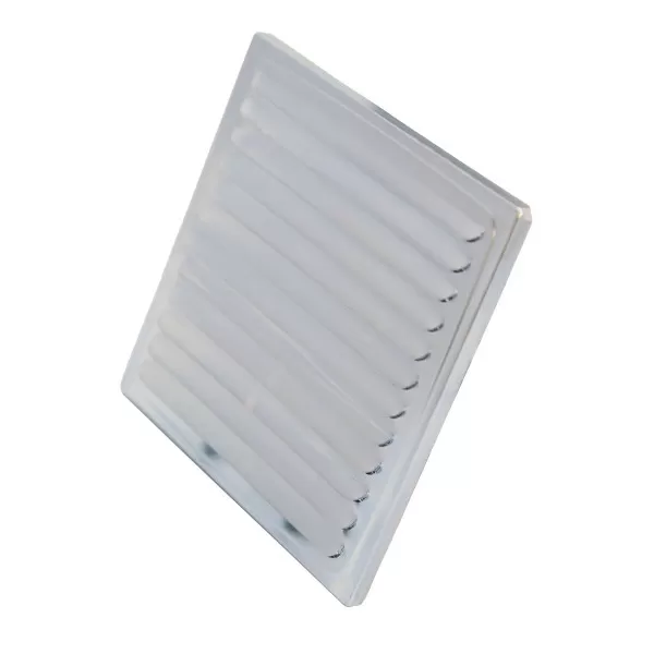 Ventilation grid, without extension, zinc plated, ø100, 150x150mm bn 
