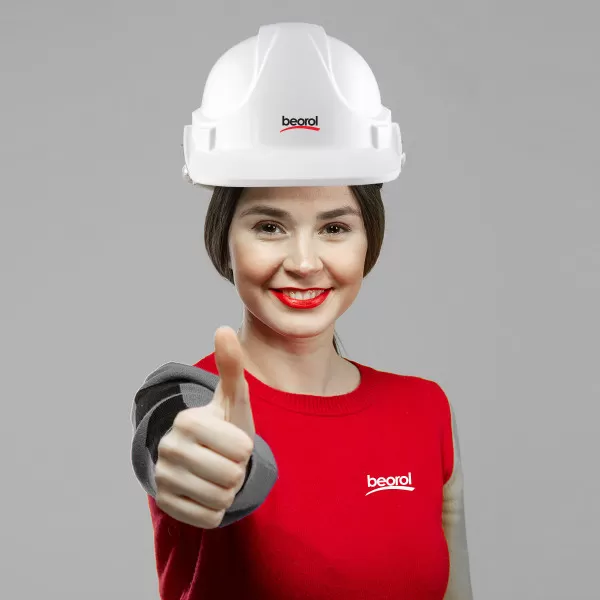 Safety helmet, white colour 