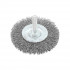 Circular brush, steel wire ø100mm, for drill 