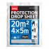 Protection drop sheet 4x5m,15mic 