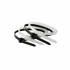 Plastic tie white 4.8x500mm 50 pcs. 