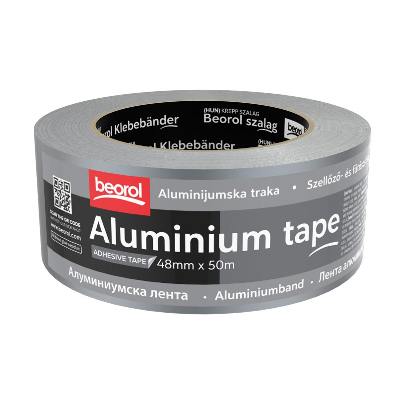 Aluminium tape 50mm x 50m AT50 Beorol