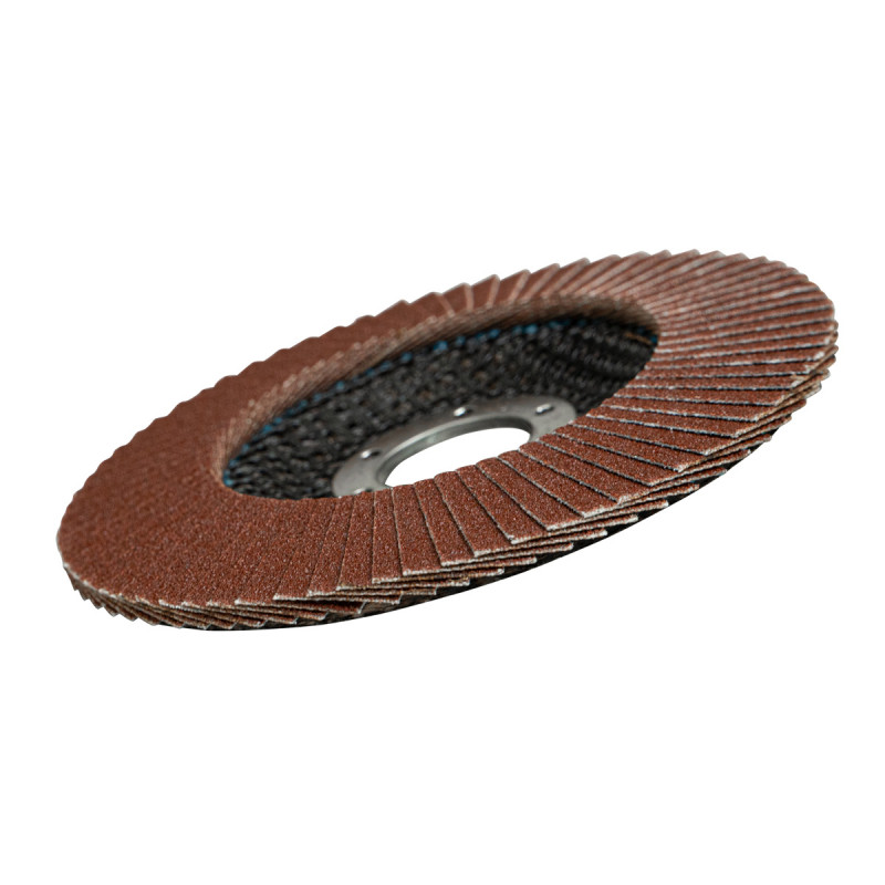 Flap disc aluminum ø115mm, grit 100 BD100A115 Beorol d.o.o