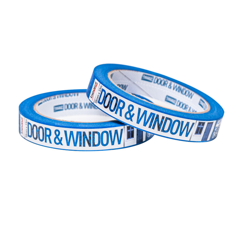 Masking tape Door & Window protection 18mm x 33m, 80ᵒC DK18 Beorol d.o.o