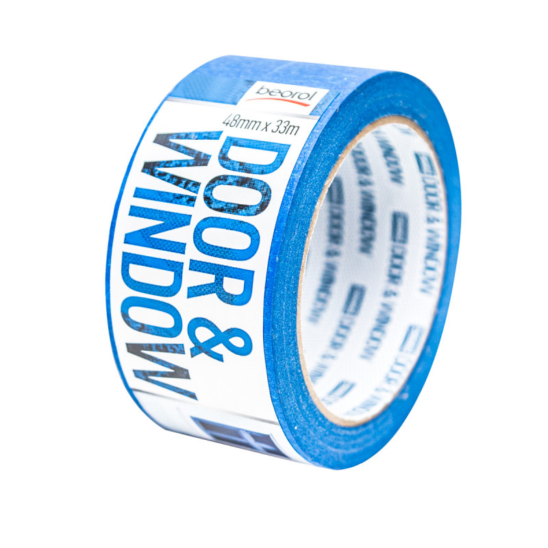 Masking tape Door & Window protection 48mm x 33m, 80ᵒC DK48 Beorol