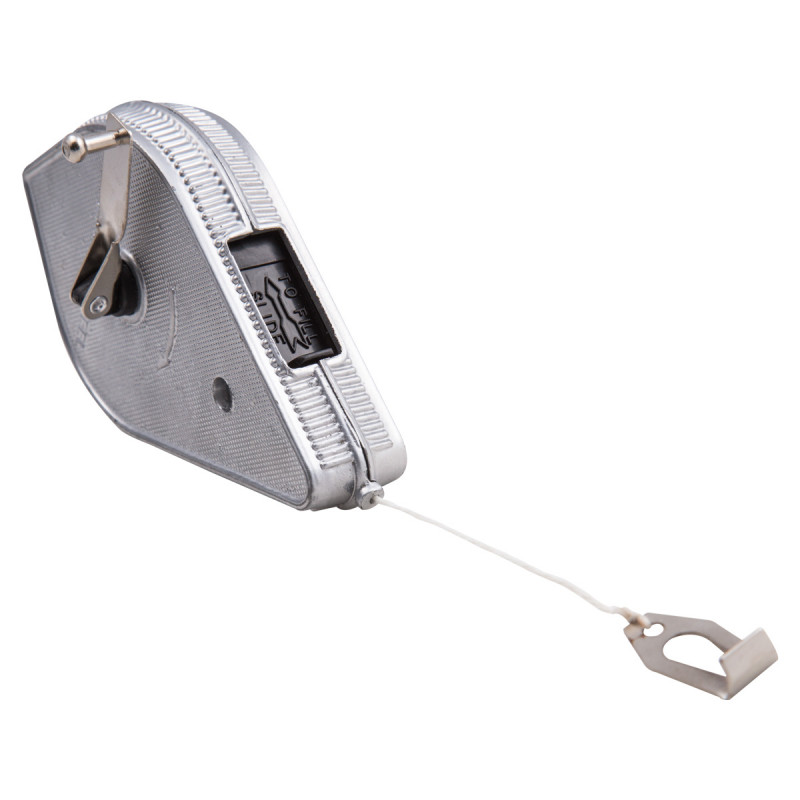 Chalk line reel, aluminium case GK Beorol