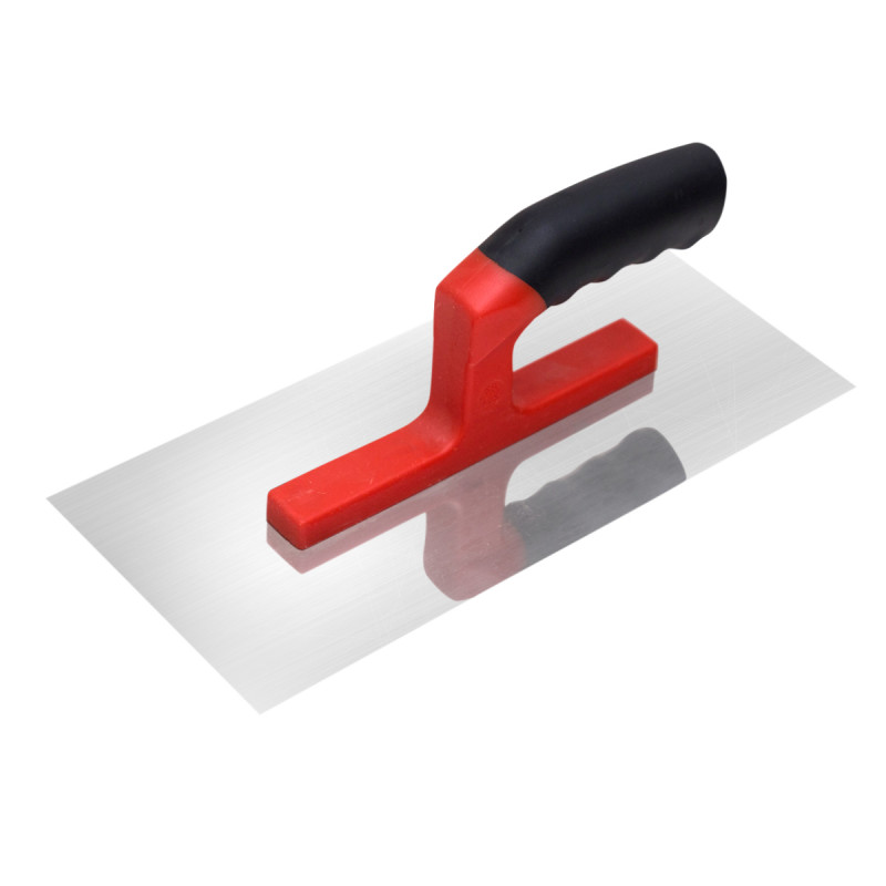 Plastering trowel, stainless steel, rubber handle 280x130mm GRPG Beorol