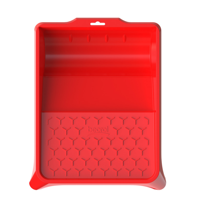 Plastic paint tray 36x26cm, red 