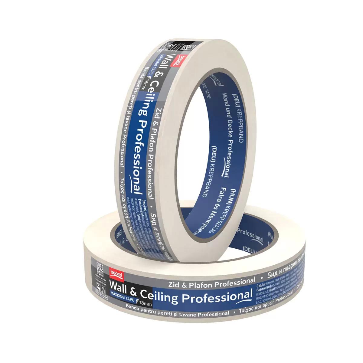 Masking tape Wall & Ceiling Professional 18mm x 50m 