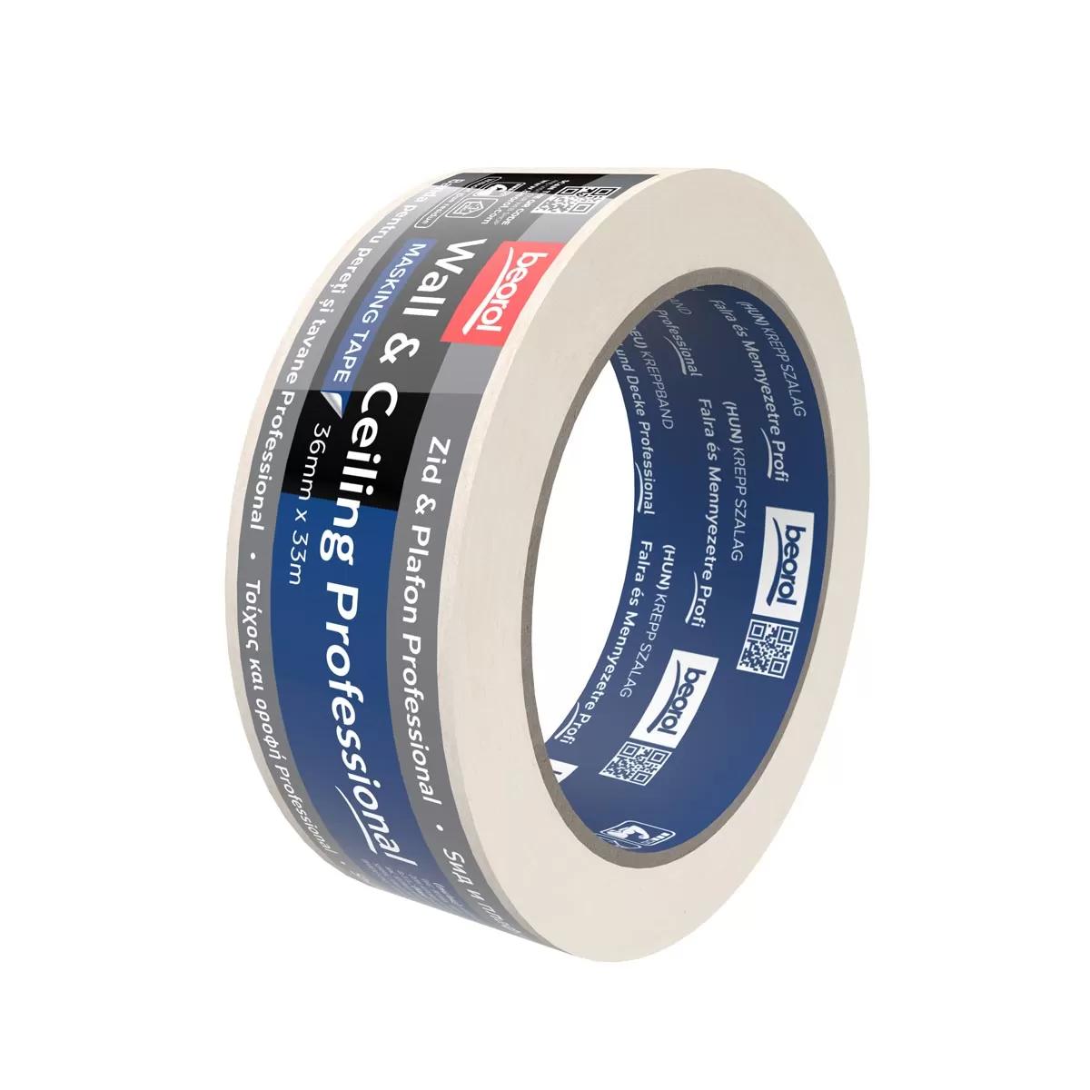 Masking tape Wall & Ceiling Professional, 36mm x 33m 