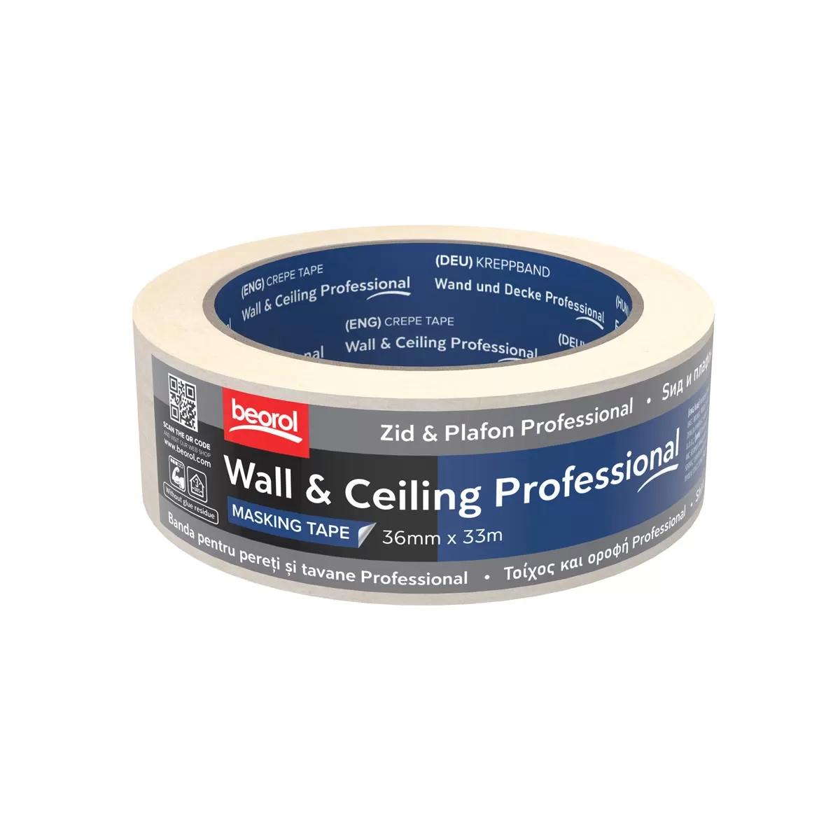 Masking tape Wall & Ceiling Professional, 36mm x 33m 
