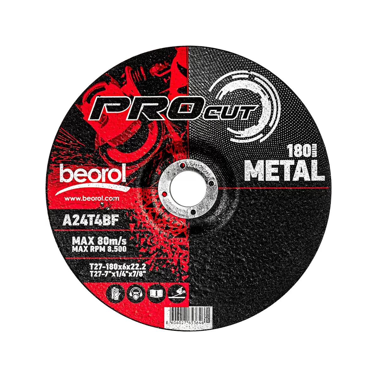 Grinding wheel for metal, ø180x6mm 