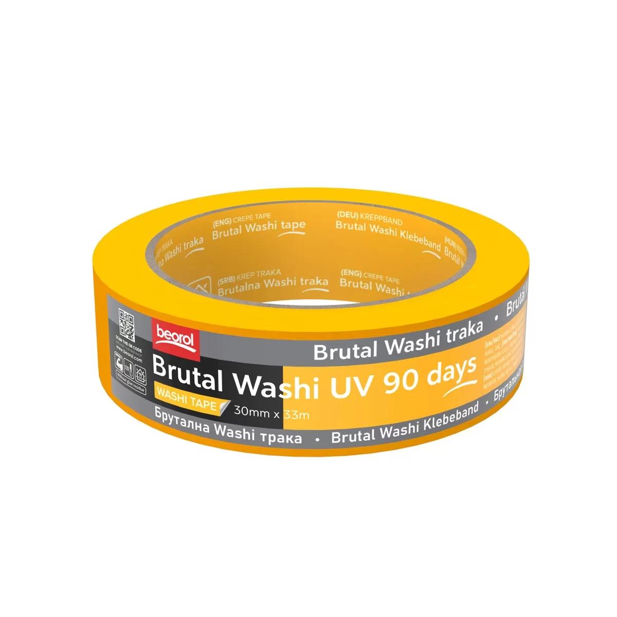 Brutal tape 90 days UV ( Washi Paper) 30mm x 33m 