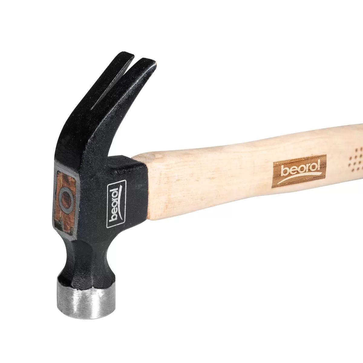 Asztalos kalapács, fa nyéllel, 225g 